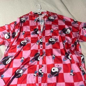 Dressed in Lala satin playsuit -cosmo cowgirl